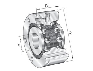 舍弗勒 INA ZKLF3590-2RS-XL 推力角接触球轴承